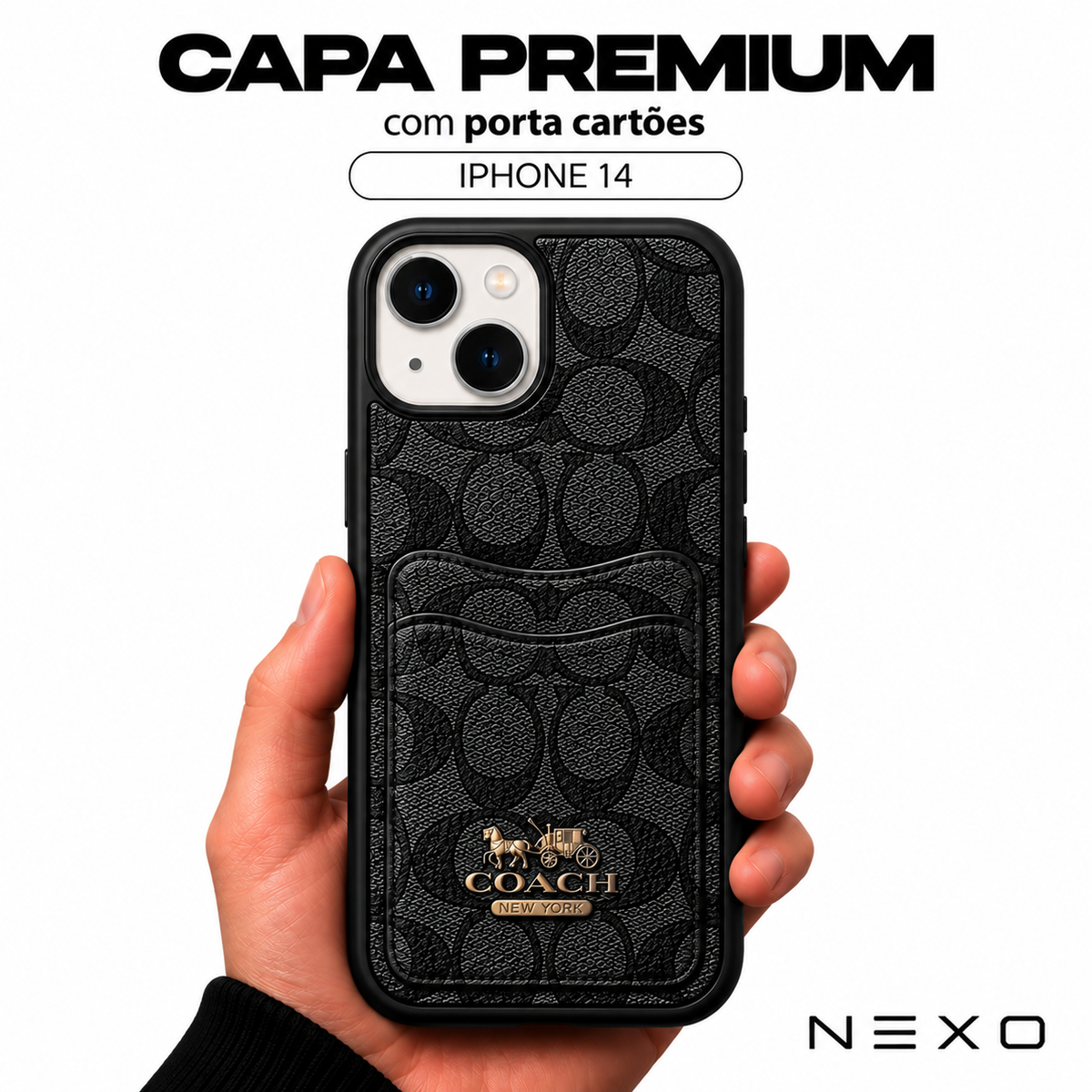 Capa Signature com Porta Cartões