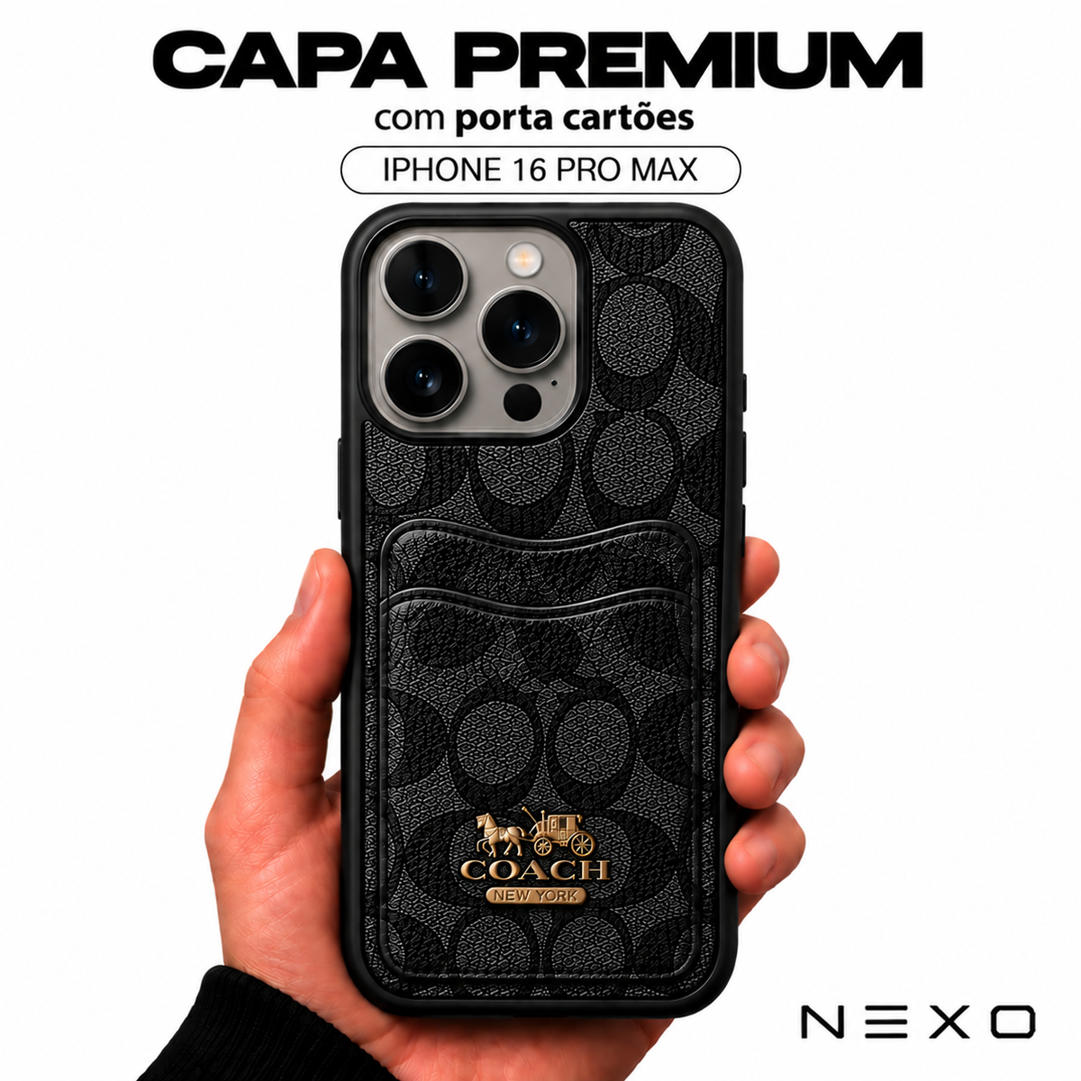 Capa Signature com Porta Cartões