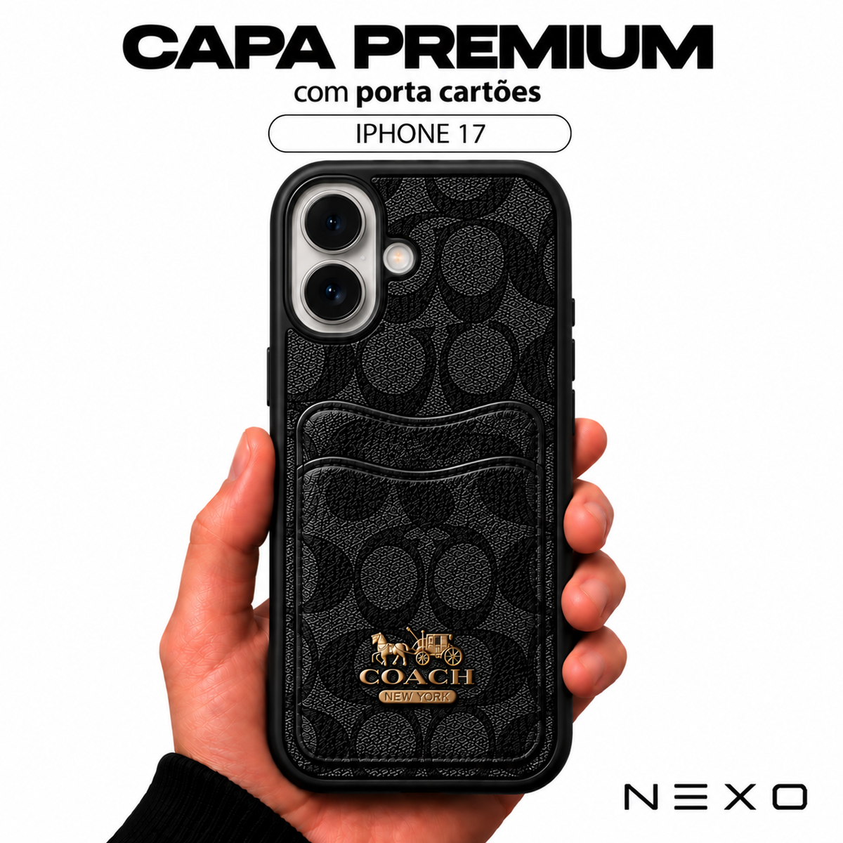 Capa Signature com Porta Cartões