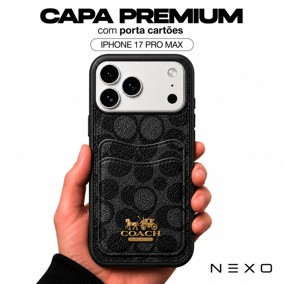 Capa Signature com Porta Cartões