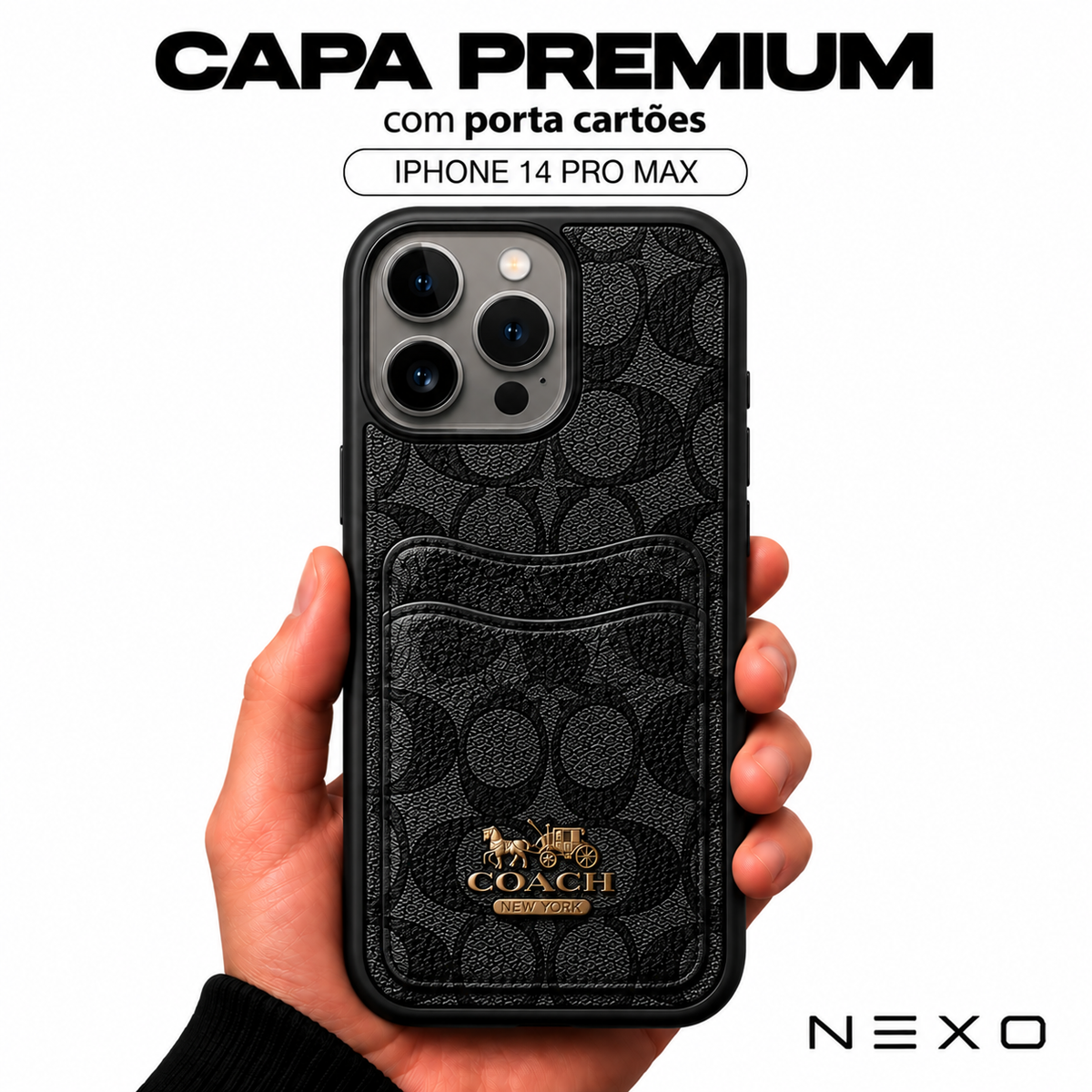 Capa Signature com Porta Cartões