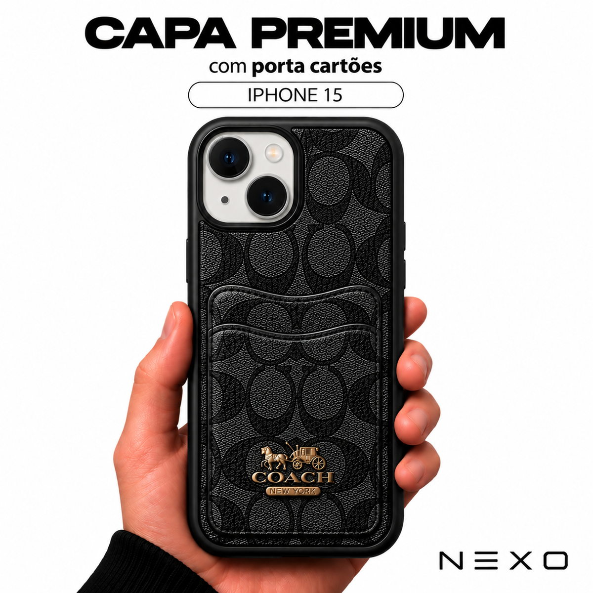 Capa Signature com Porta Cartões