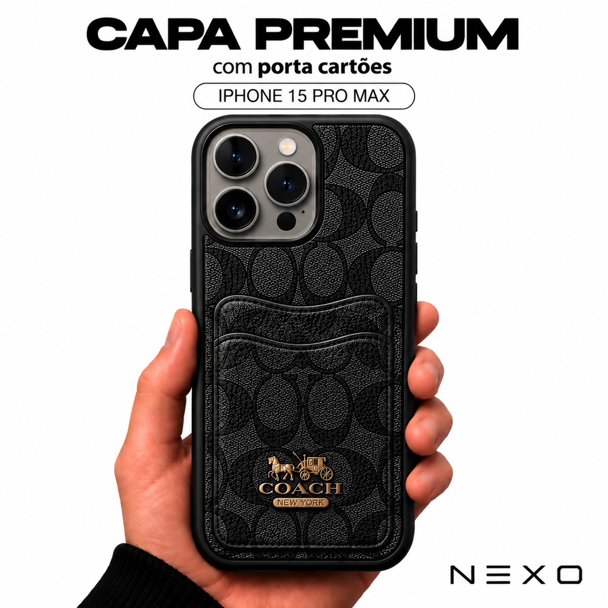 Capa Signature com Porta Cartões