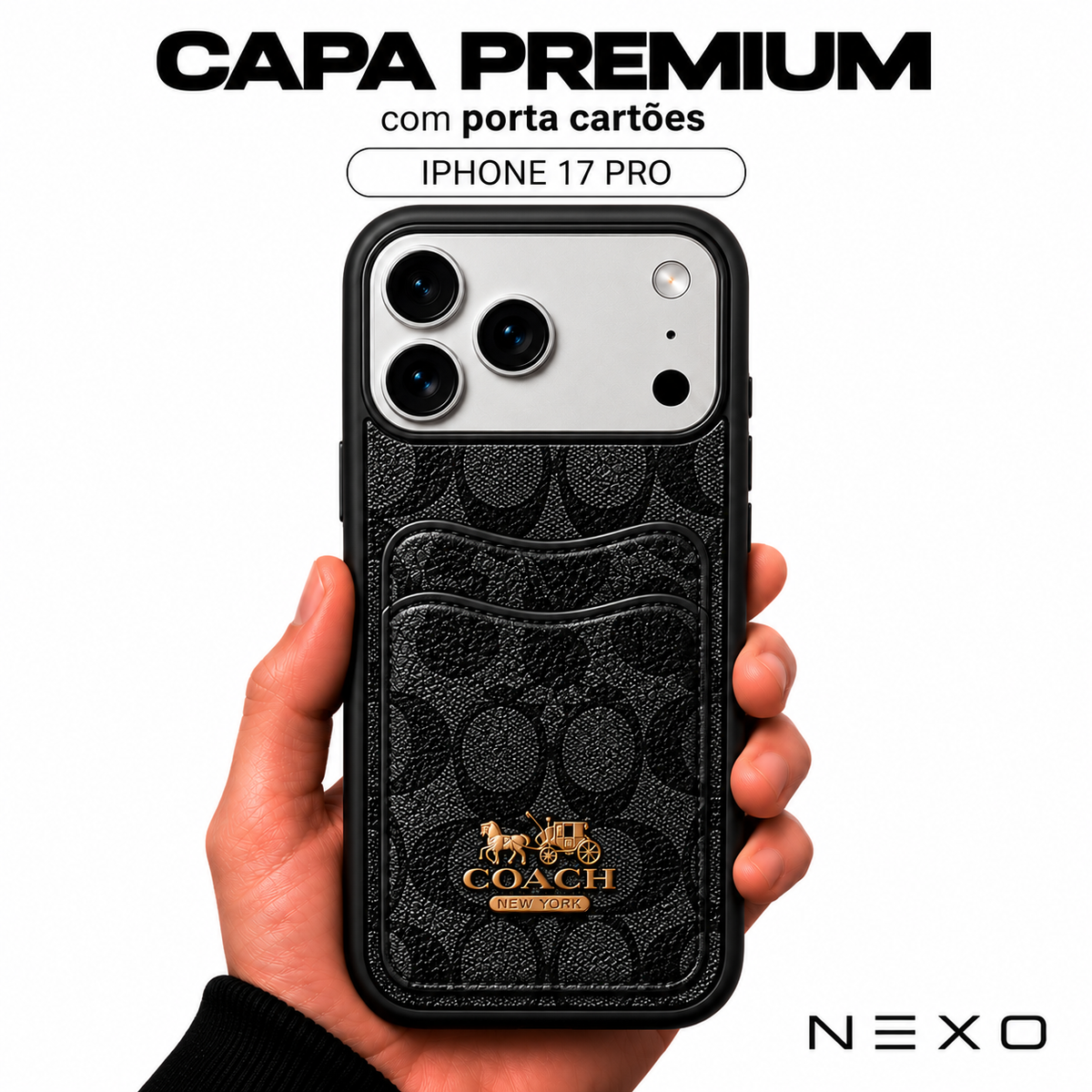 Capa Signature com Porta Cartões