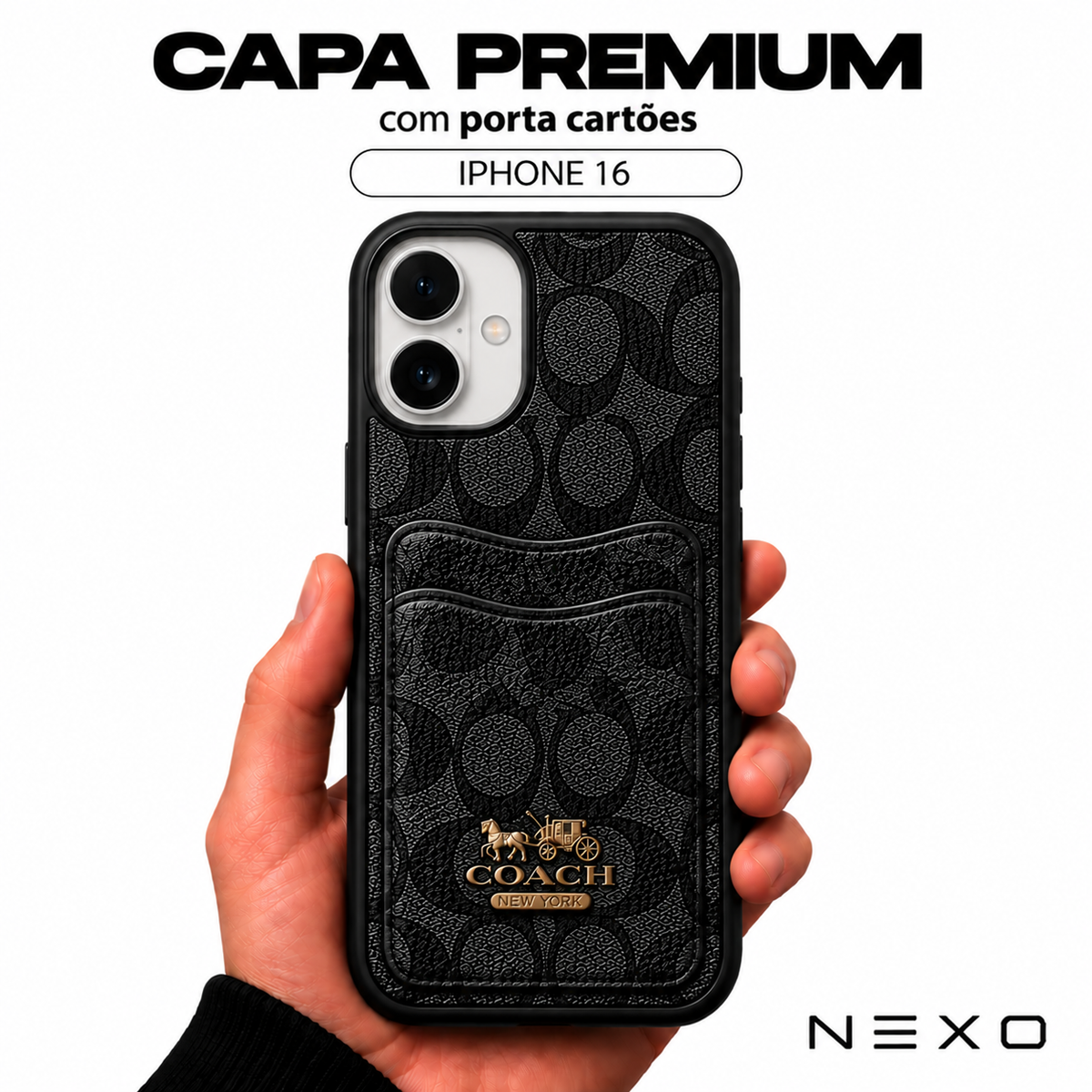 Capa Signature com Porta Cartões