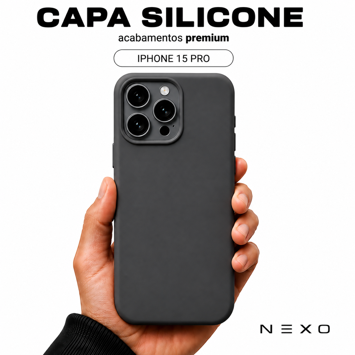 Capa Silicone para iPhone
