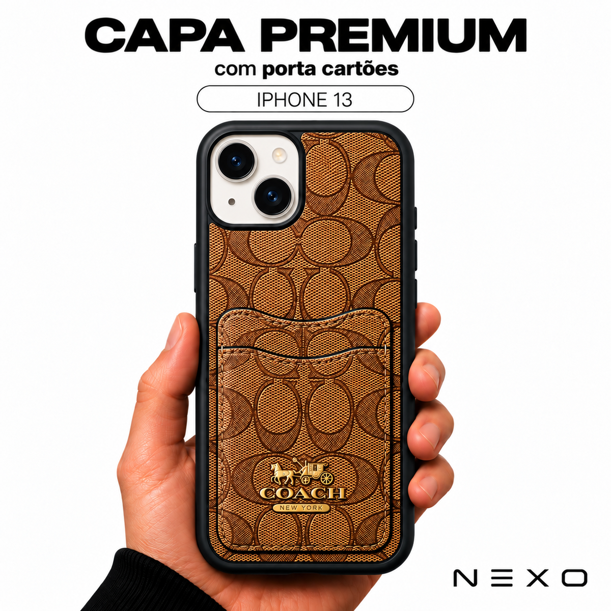 Capa Premium com Porta Cartões