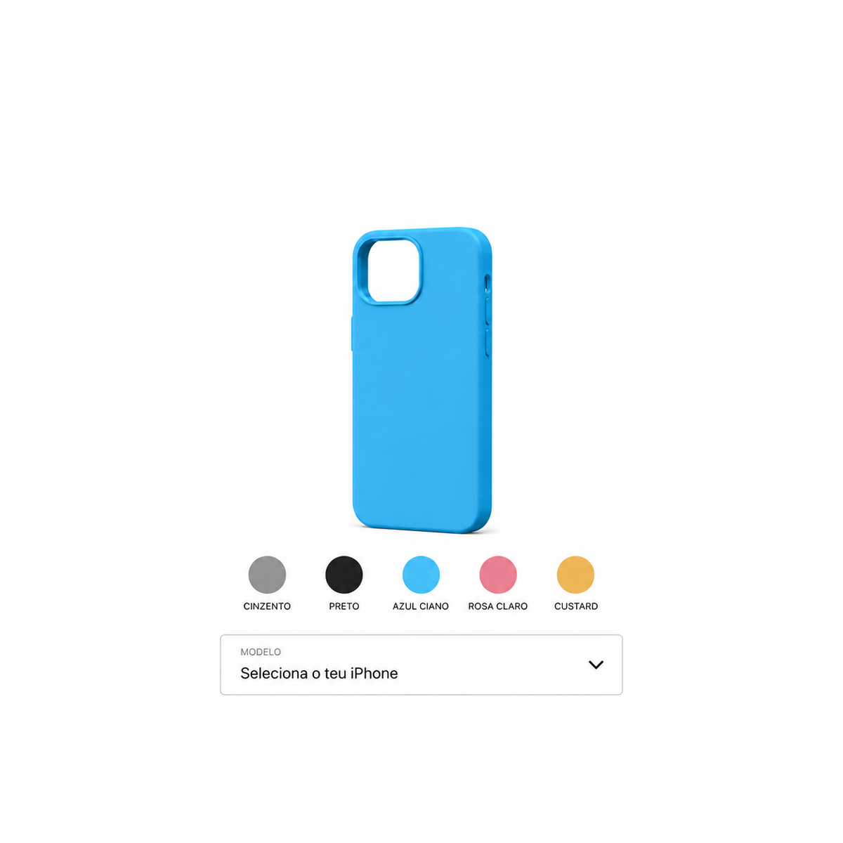 Capa Silicone para iPhone