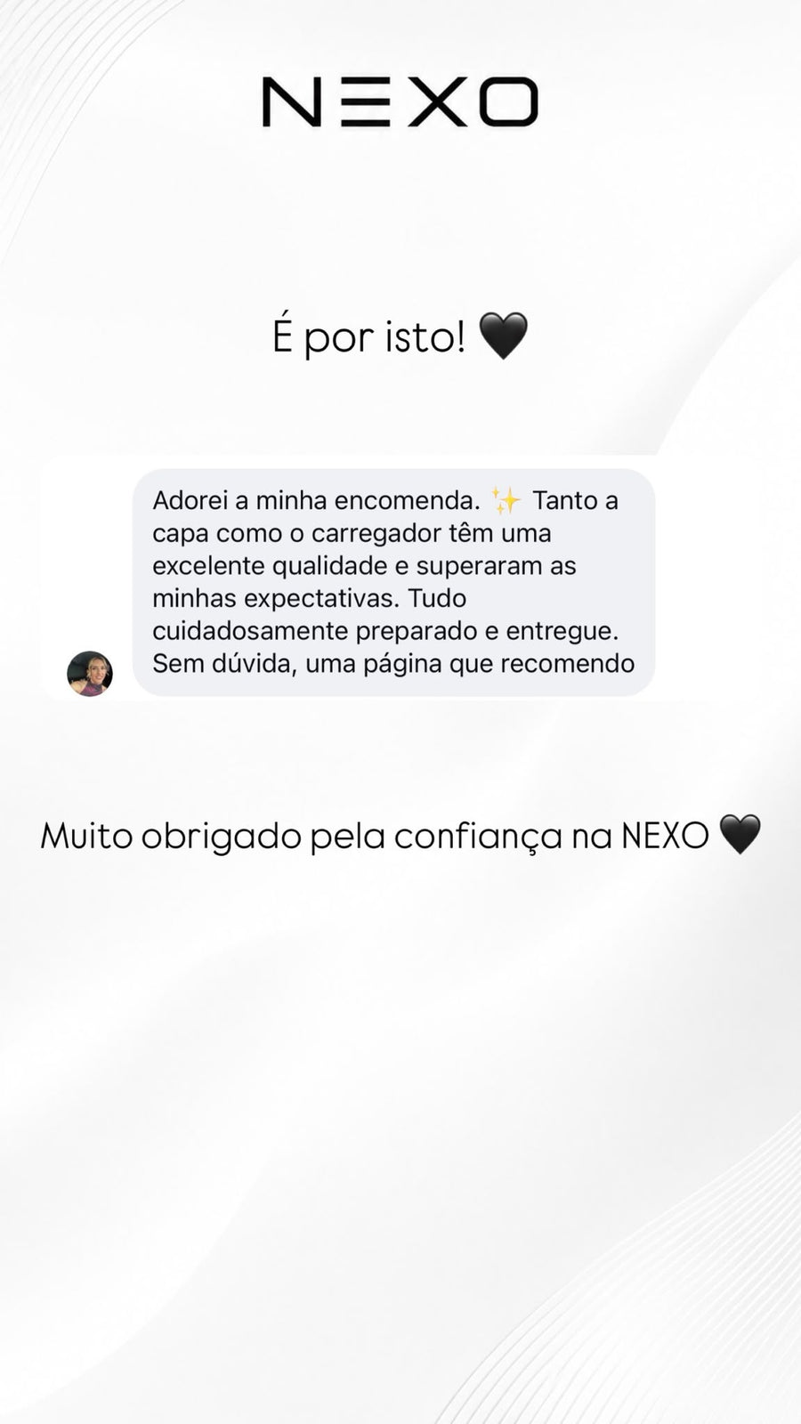 A confiança está nos detalhes 🤍